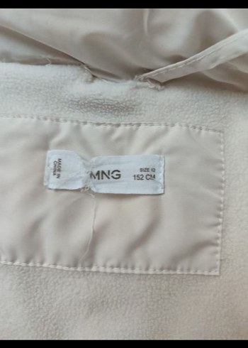 Krem çocuk mango 11-12 yaş cok kalin Kış Montu - Görsel 3