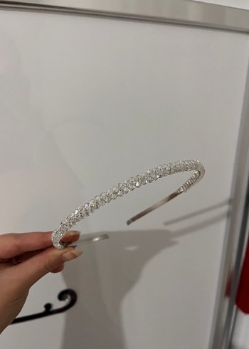 Accessorize  Tasli İnce Gumus Sac Bandi