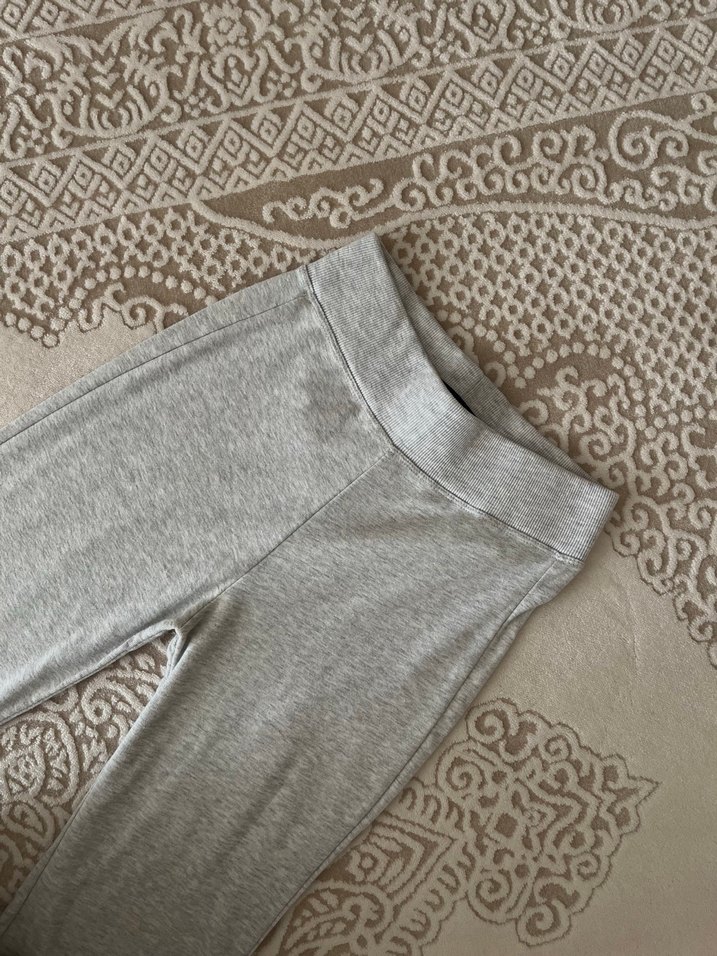 Bershka Gri İspanyol Paça Pantolon - Görsel 2