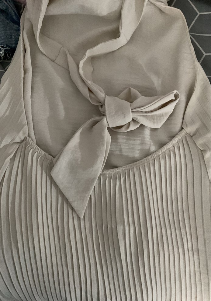 Zara halter yaka bluz - Görsel 4