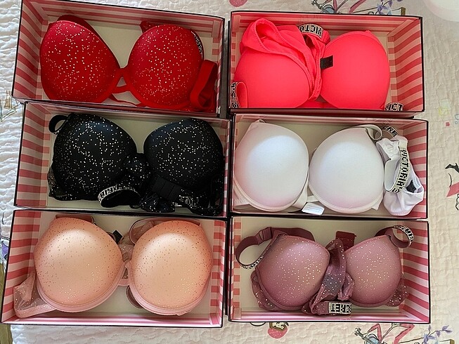 Victoria Secret Taşlı Sütyen Takımları