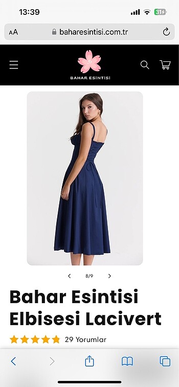Diğer Lacivert pinterest elbisesi