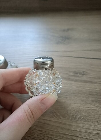 Beden 3 adet Vintage minik baharatlık