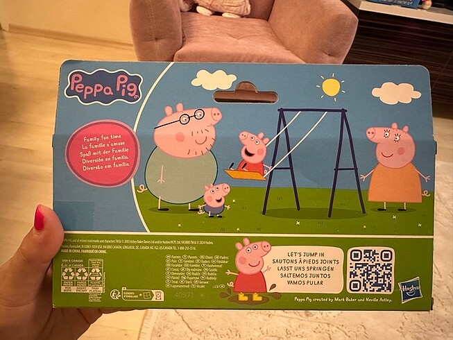  Beden Renk Peppa pig aile seti oyuncak