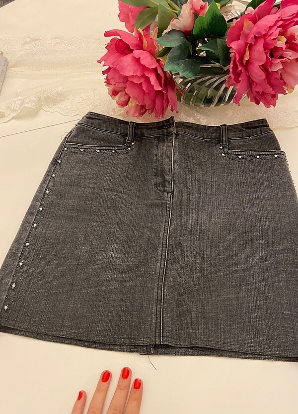 Etek gri renk - Görsel 2