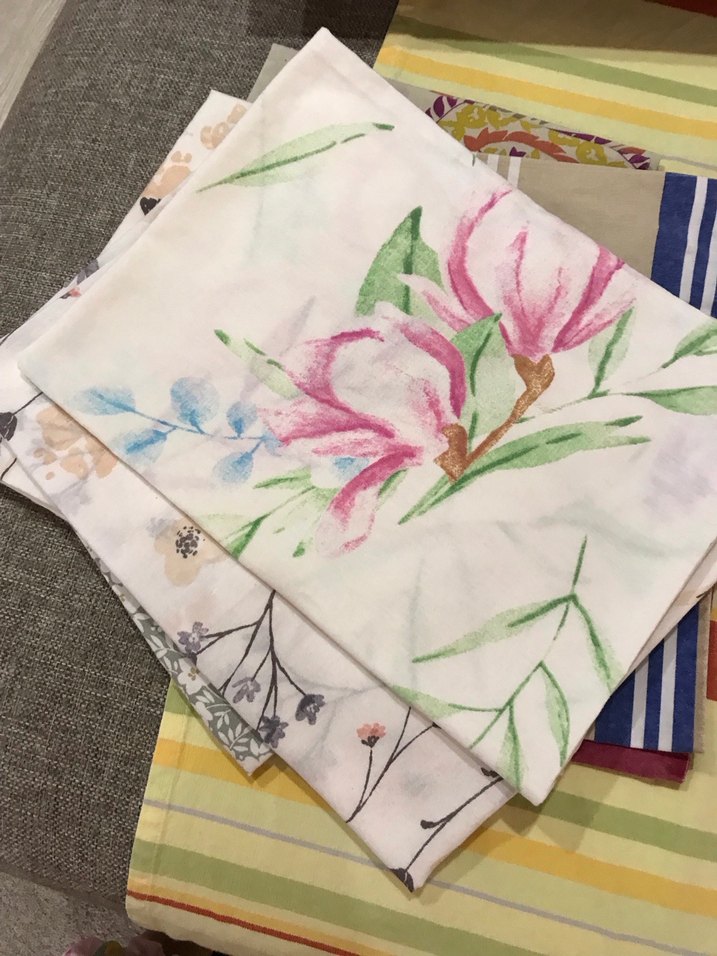 Çiçek ve Çizgili Desenli Çok Renkli  yastık kılıfları - Görsel 5