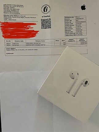 Orijinal Faturalı Airpods 2. Nesil