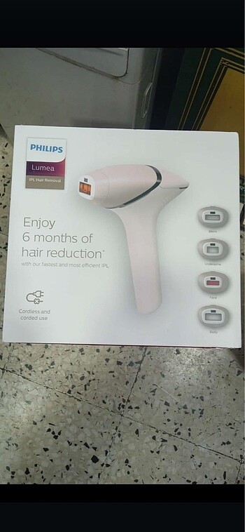 Philips lazer epilasyon
