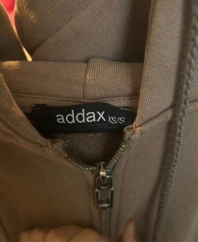 Addax Addax vizon kahve oversize hırka