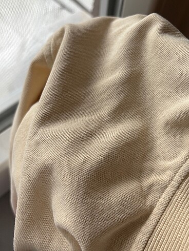 xs Beden sarı Renk Pull and bear v yaka sweat