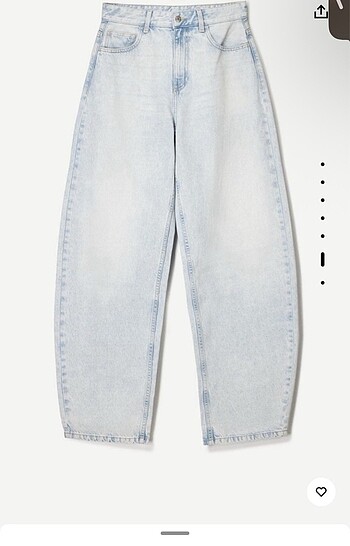 Bershka barrel jean - Görsel 5