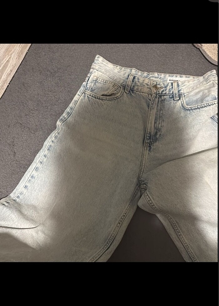 Bershka barrel jean - Görsel 3