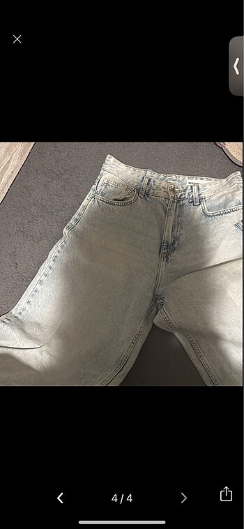 Bershka barrel jean - Görsel 3