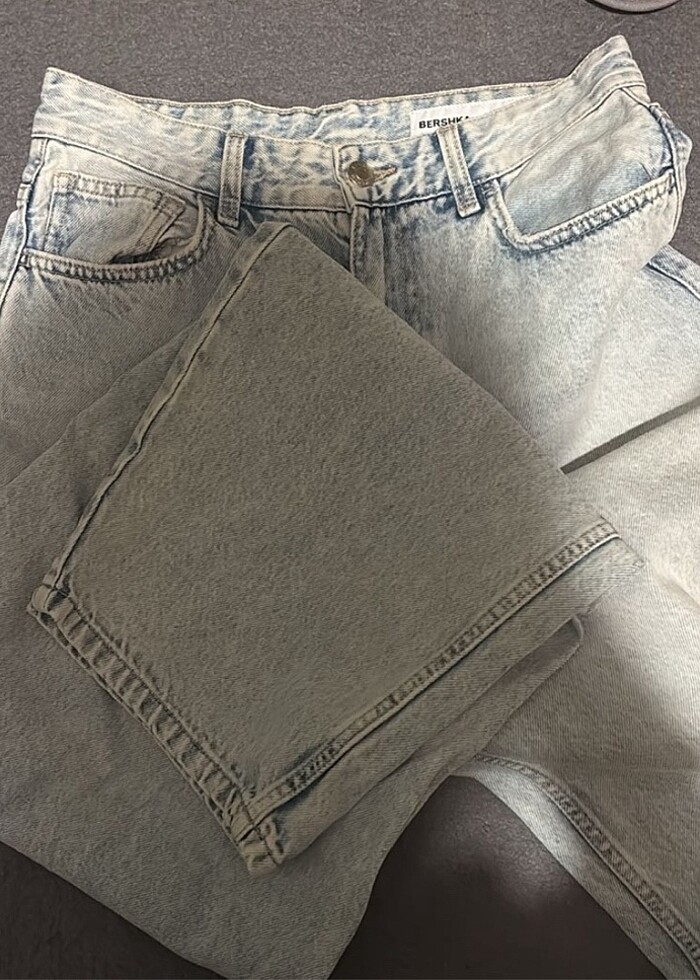 Bershka barrel jean - Görsel 2