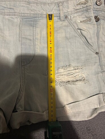 Kot şortlu salopet tulum - Görsel 3