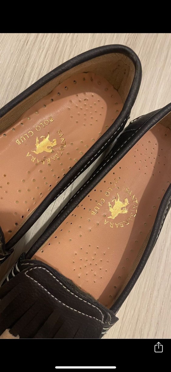 Püsküllü Çok Renkli Deri Günlük Babet - Görsel 3