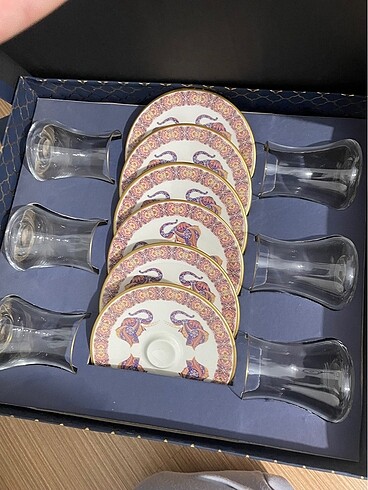 6 lı çay bardağı