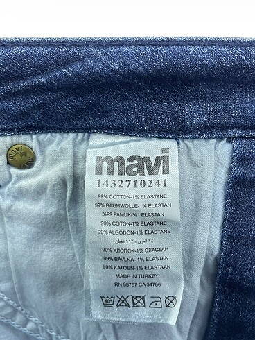 26 Beden lacivert Renk Mavi Jeans Jean / Kot Şort %70 İndirimli.