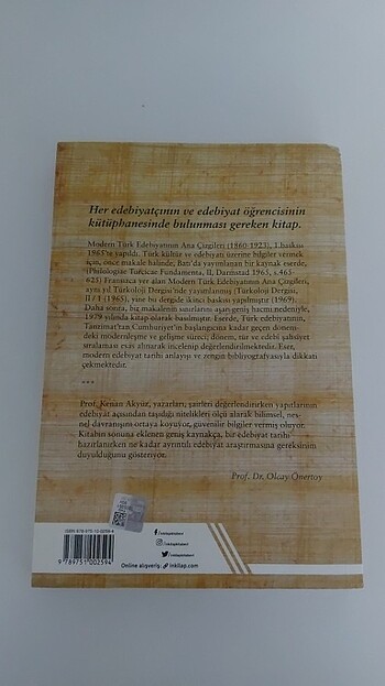  Modern Türk Edebiyatının Ana Çizgileri 