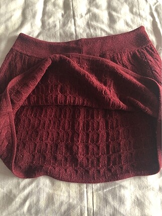 42 Beden bordo Renk Kislik mini etek