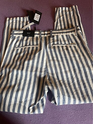 32 Beden lacivert Renk Keten pantolon