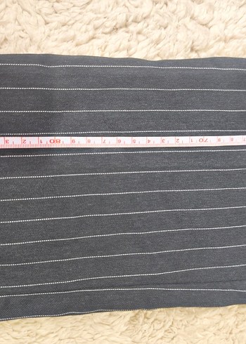 Diğer Çizgili Pliseli Regular Fit Kadın Kumaş Pantolon