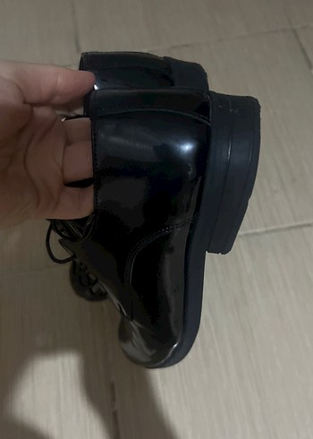 Siyah Parlak Erkek Klasik Ofis Ayakkabısı - Görsel 5