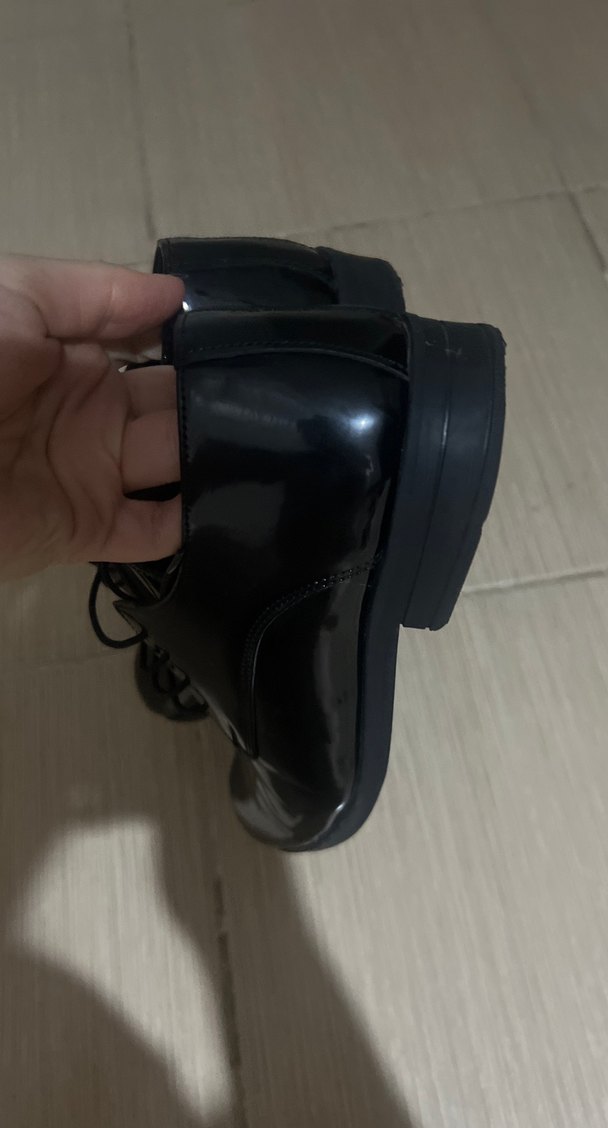 Siyah Parlak Erkek Klasik Ofis Ayakkabısı - Görsel 5