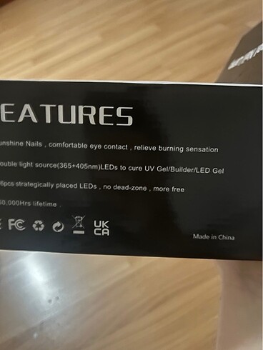 Sun 280 watt uv led kurutma cihazı yanında Venalisa top coat ve  - Görsel 6