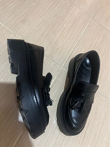 38 Beden Loafer siyah