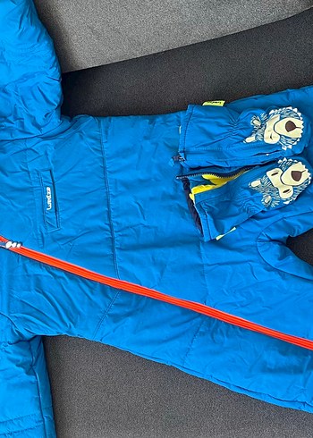 Mavi Fermuarlı Bebek Erkek Tulum decathlon