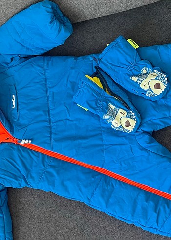 2 Yaş Beden Mavi Fermuarlı Bebek Erkek Tulum decathlon
