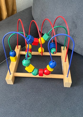 Renkli Ahşap Eğitici Oyuncak #ikea