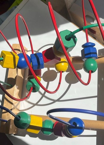 Ikea Renkli Ahşap Eğitici Oyuncak #ikea