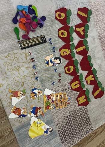 Pamuk Prenses Parti Malzemeleri - Görsel 17