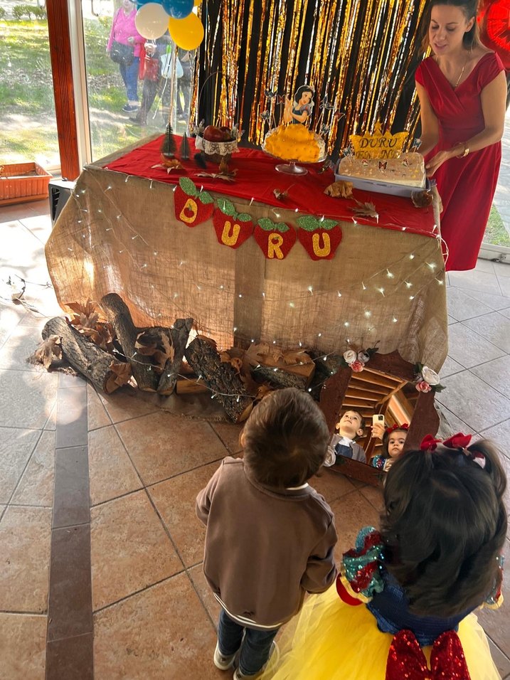 Pamuk prenses Doğum Günü Parti Süsü Seti - Görsel 3