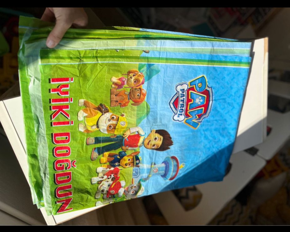 Paw petrol doğum günü masa örtüsü - Görsel 2