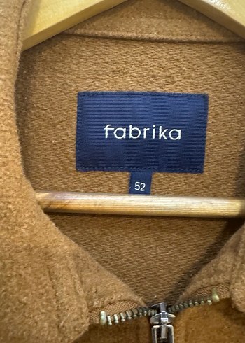 Fabrika fermuarlı Kahverengi Erkek Ceket - Görsel 2