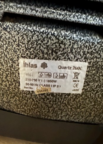 Elektrikli Isıtıcı ihlas Aura Quartz 2000 1850 W - Görsel 20