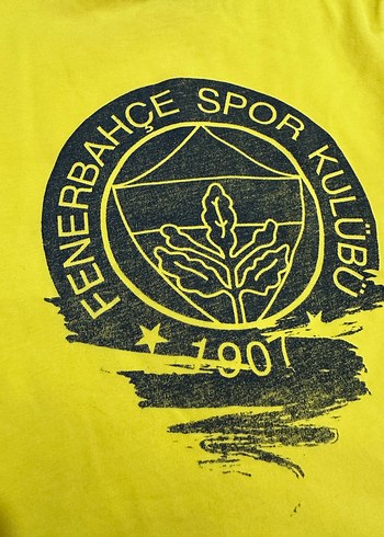 Fenerbahçe Sarı Baskılı Erkek Tişört 5/6 yaş - Görsel 2