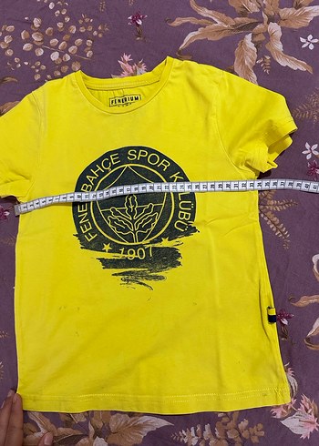 Fenerbahçe Sarı Baskılı Erkek Tişört 5/6 yaş - Görsel 4