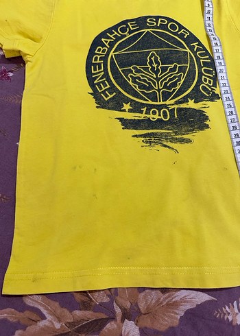 Fenerbahçe Sarı Baskılı Erkek Tişört 5/6 yaş - Görsel 6