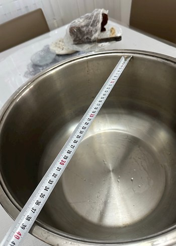 Büyük boy çelik tencere 40x25 cm - Görsel 14