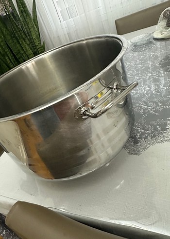 Büyük boy çelik tencere 40x25 cm - Görsel 8