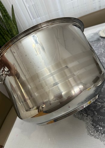 Büyük boy çelik tencere 40x25 cm - Görsel 9