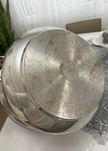 Büyük boy çelik tencere 40x25 cm - Görsel 11