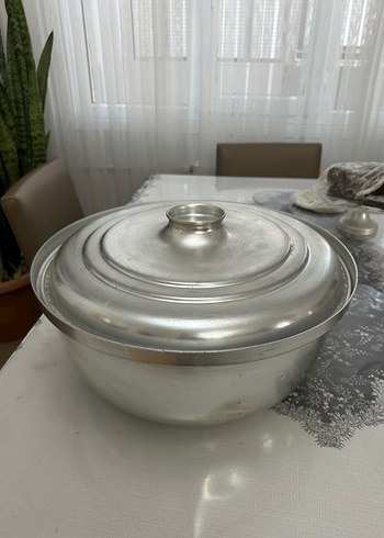 Büyük boy tencere alüminyum 45 x 19 cm 18 litre - Görsel 3