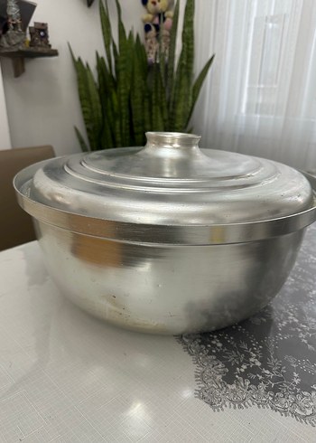 Büyük boy tencere alüminyum 45 x 19 cm 18 litre - Görsel 4