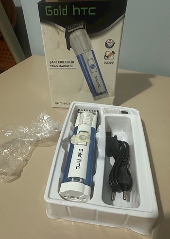 Şarj Edilebilir Traş Makinesi Gold HTC 8603 - Görsel 9