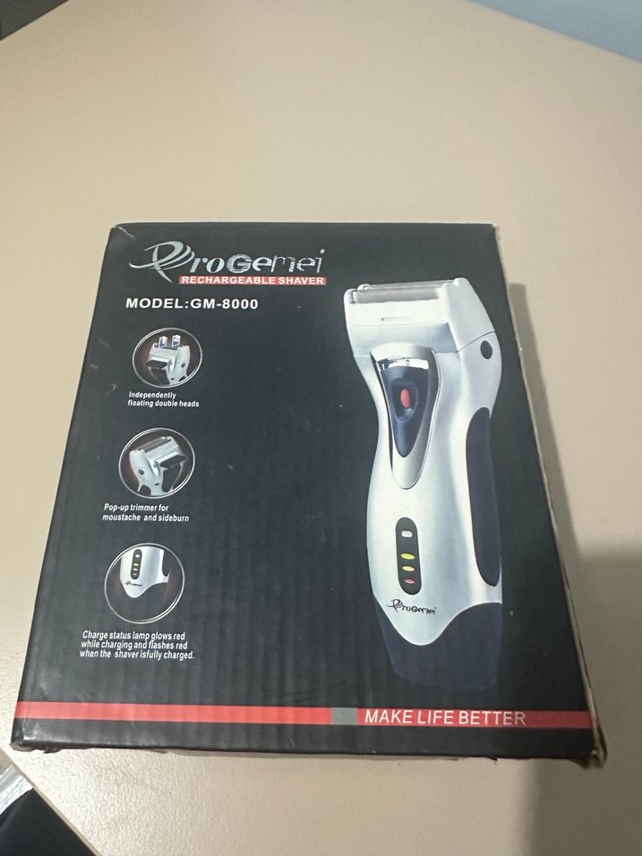 Şarjlı ProGemei GM-8000 Erkek Tıraş Makinesi - Görsel 5